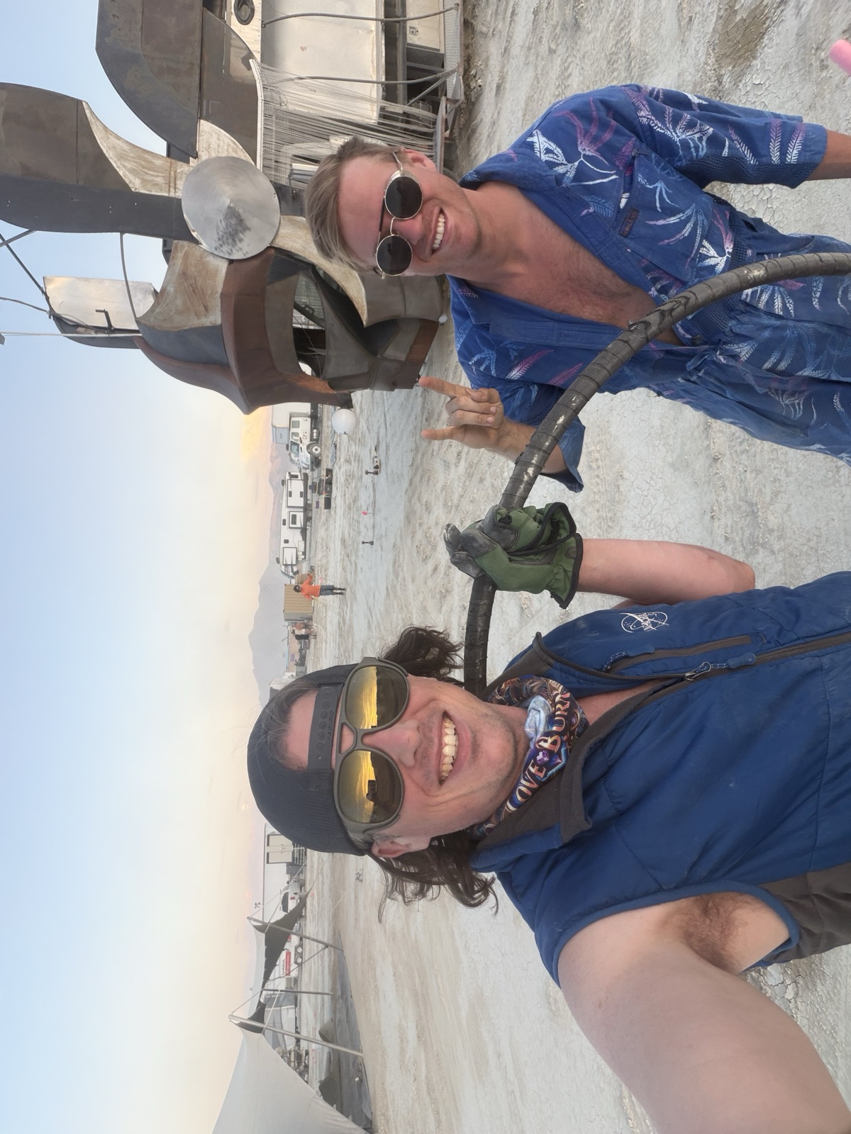 Carrying rebar on the build days